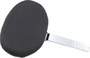 Tall Solar-Reflective Leather Backrest Pad Black