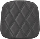 Pro Series SDC Performance Gravestone Sissy Bar Pad Black - 19cm H x 19cm W