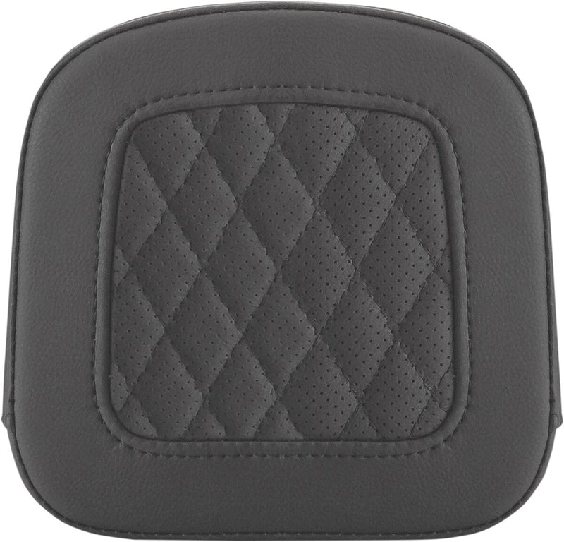 Speed Merchant Gravestone Sissy Bar Pad Black - 19cm H x 19cm W