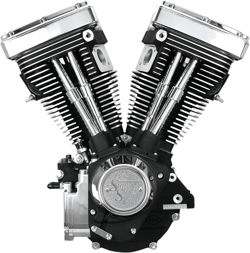 V80 Long-Block Engine Black