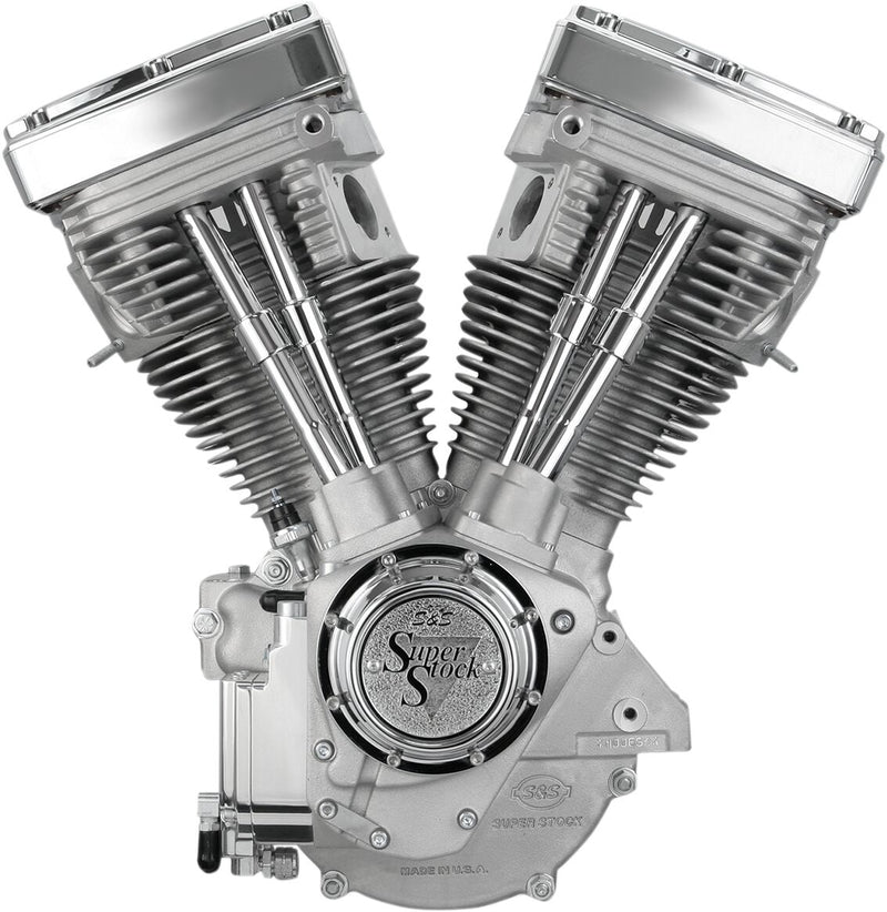 V80 Long-Block Engine Silver