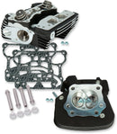 Cylinder Heads 4-1/8" Bore Hot Set Up Kit Super Stock 91CC Black Wrinkle Powder