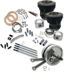 93 Inch 3-5/8 Inch Sidewinder High Compression Big Bore Stroker Kit Gloss Black Finish