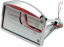 Straight Side Mount Half-Moon LED Taillight And License Plate Mount