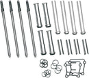 Adjustable Pushrod Cover Kit With Chrome Covers | Vendor