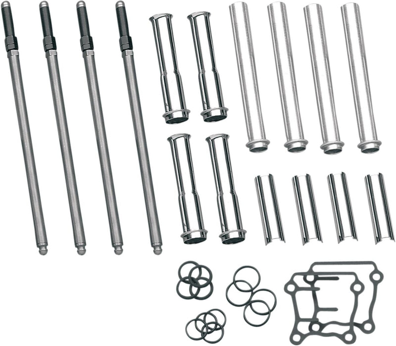 Adjustable Pushrod Cover Kit With Chrome Covers | Vendor