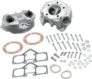 Super Stock Heads 3.625 Inch Bore Dual-Plug Silver