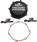 Factory Racing Aluminum Clutch Cover Black For Yamaha WR 250 F 2001-2002