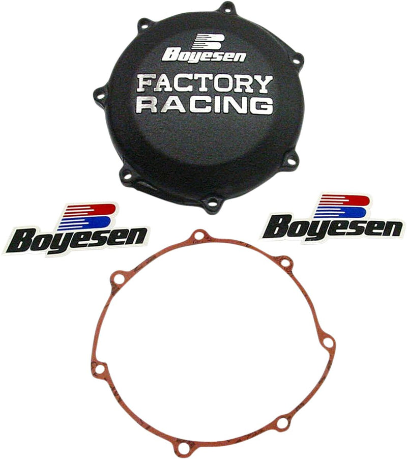 Factory Racing Aluminum Clutch Cover Black For Yamaha WR 250 F 2001-2002