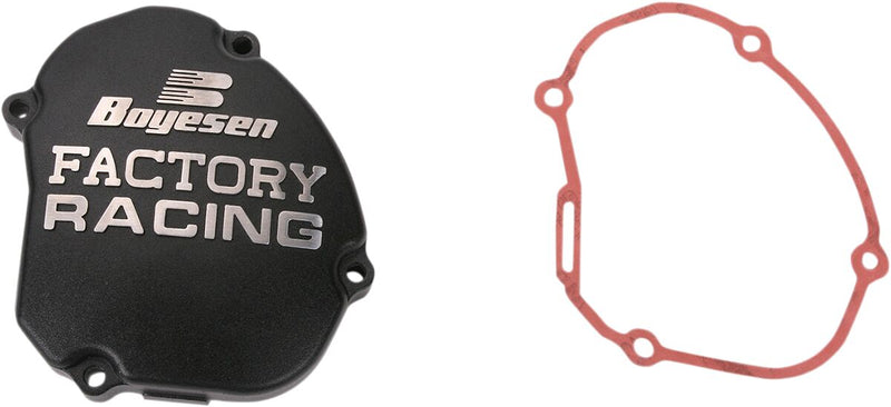 Factory Racing Aluminum Ignition Cover Black For Yamaha YZ 125 2019-2023