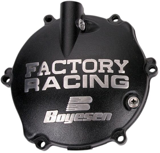 Factory Racing Aluminum Clutch Cover Black For Yamaha YZ 125 1994