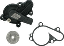 Supercooler Water Pump Cover & Impeller Kit Aluminium Black For Yamaha YZ 125 1998
