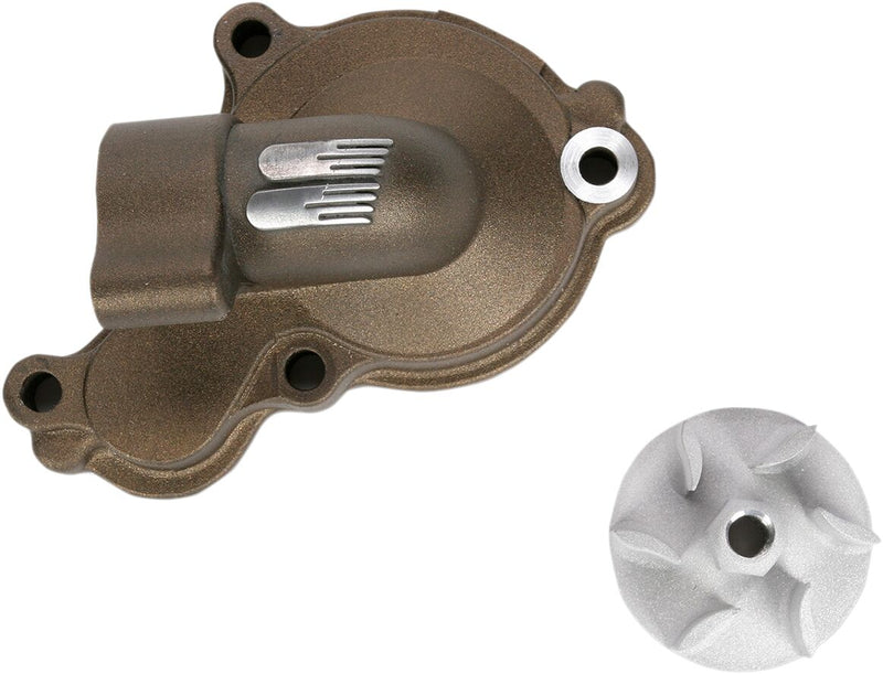 Supercooler Water Pump Cover & Impeller Kit Aluminium Magnesium For Yamaha WR 426 F 2001-2002