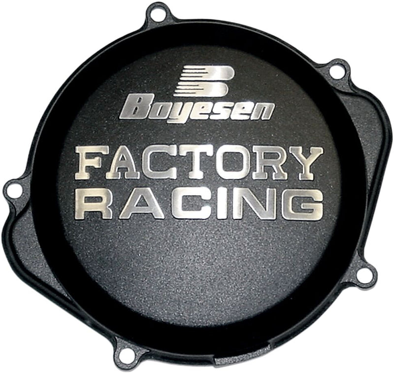 Factory Racing Aluminum Black Clutch Cover For Honda CRF 250 R 2004-2009