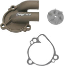Supercooler Water Pump Cover & Impeller Kit Aluminium Magnesium For Kawasaki KX 100 2001-2013