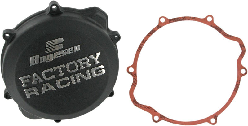 Factory Racing Aluminum Clutch Cover Black For Honda CRF 450 X 2005-2016