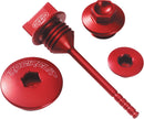 Engine Plug Kit Red For Kawasaki KX 250 F - 11-20