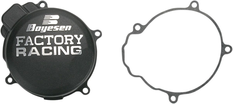 Factory Racing Aluminum Ignition Cover Black For Husqvarna TC 250 2014-2016