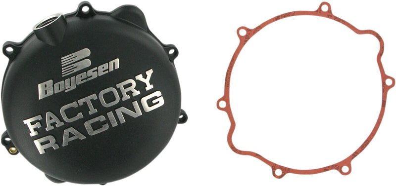 Factory Racing Aluminum Clutch Cover Black For KTM EXC 250 2005-2006