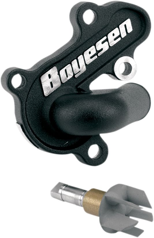 Supercooler Water Pump Cover & Impeller Kit Aluminum Black For Suzuki RM 80 X 1989-1999