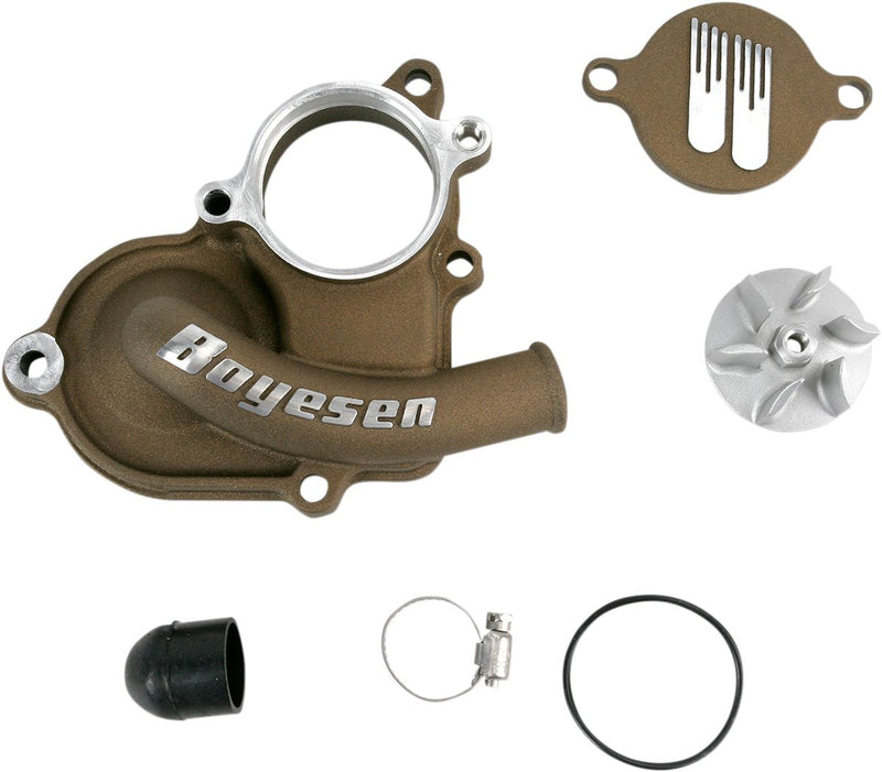 Supercooler Water Pump Cover & Impeller Kit Aluminum Magnesium For Suzuki RM-Z 450 2018-2019
