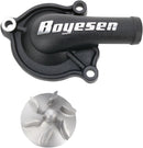 Supercooler Water Pump Cover & Impeller Kit Aluminium Black For Honda CRF 450 R 2009-2016