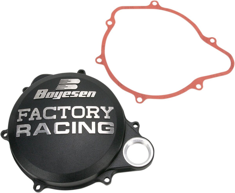 Factory Racing Aluminum Clutch Cover Black For Honda CRF 250 R 2011-2017
