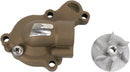 Supercooler Water Pump Cover & Impeller Kit Aluminium Magnesium For Yamaha YZ 450 F 2010-2013