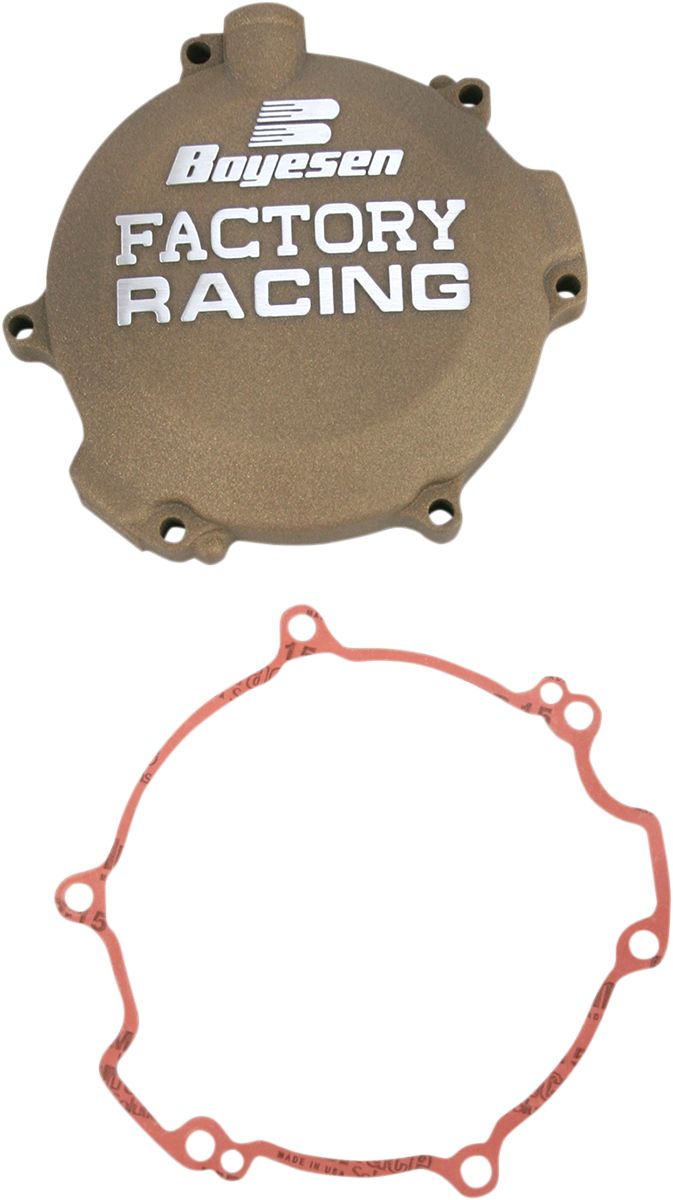 Factory Racing Aluminum Clutch Cover Magnesium For Kawasaki KX 100 2001-2013