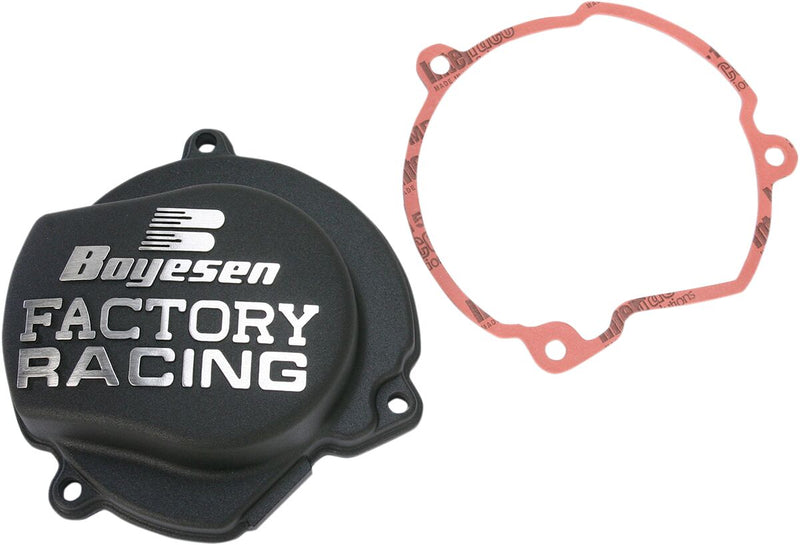 Factory Racing Aluminum Ignition Cover Powder-Coated Black For Gas Gas MC 65 2021