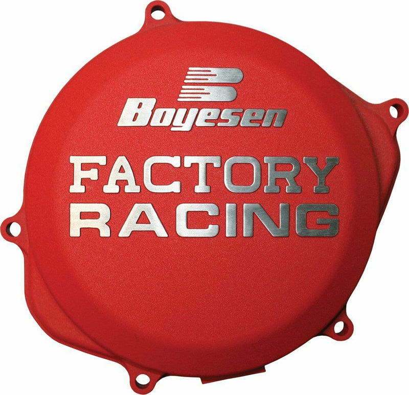 Factory Racing Aluminum Clutch Cover Red For Honda CRF 250 R 2011-2017