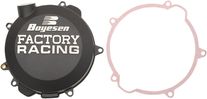 Factory Racing Aluminum Black Clutch Cover For Gas Gas MC 125 2021-2023