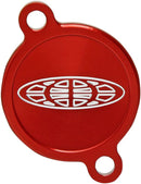 Oil Filter Cover Red For Kawasaki KX450F - 16-20