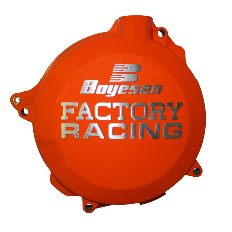 Factory Racing Aluminum Clutch Cover Orange For Husqvarna TE 300 2018