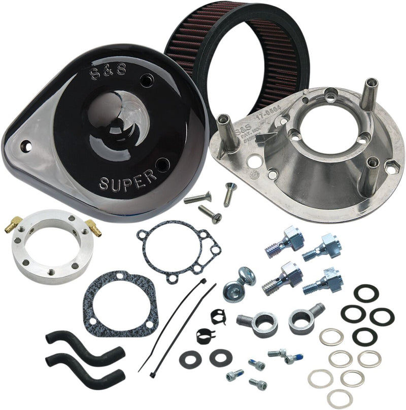 Air Cleaner Kit Classic Teardrop For Stock Carb / EFI Gloss Black