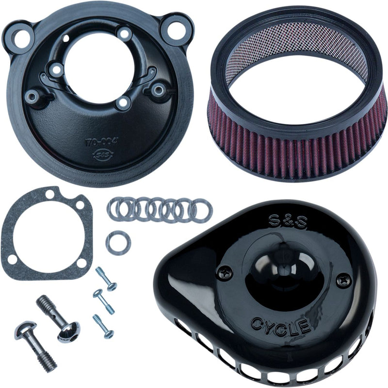 Mini Teardrop Stealth Air Cleaner Kit Black MTD XL