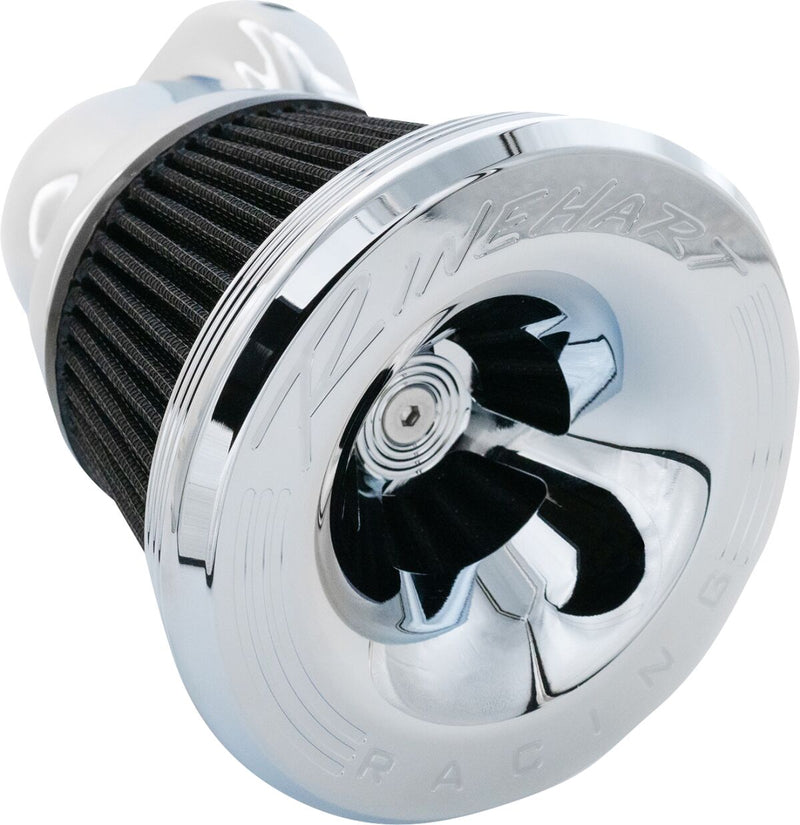 Moto Series 90 Degree Velocity Air Cleaner Chrome