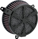 Swept Air Cleaner Kit Black For Harley Davidson FLHR 1584 2008