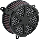 Spoke Air Cleaner Kit Black For Harley Davidson FLD 1690 2012-2013