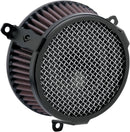 Plain Air Cleaner Kit Black For Harley Davidson XL 1200 C 2004-2016