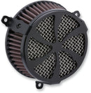 Swept Air Cleaner Kit Black For Harley Davidson FLHR 1750 2017-2019