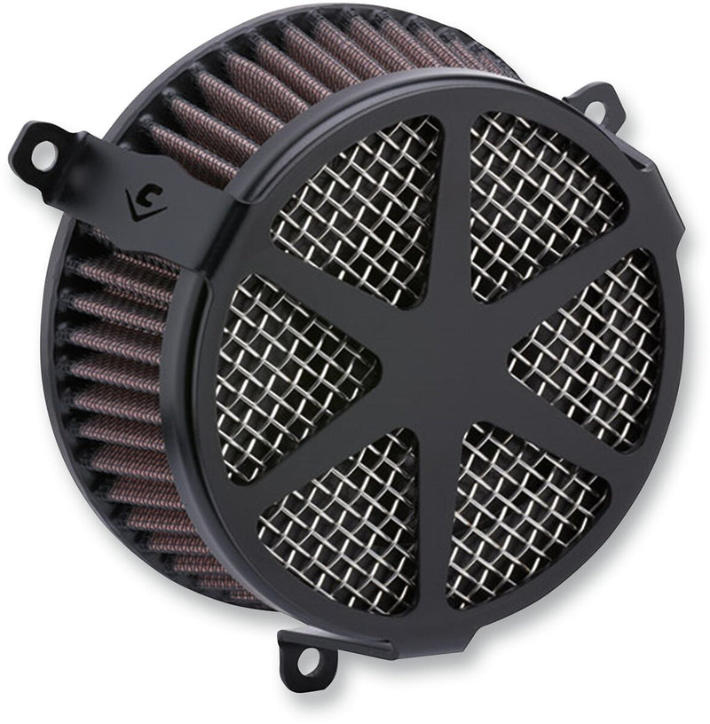 Spoke Air Cleaner Kit Black For Harley Davidson FLHR 1750 2017-2019