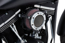RPT Air Cleaner Kit Black Ring With Chrome Frame For Harley Davidson FLHR 1750 2017-2019