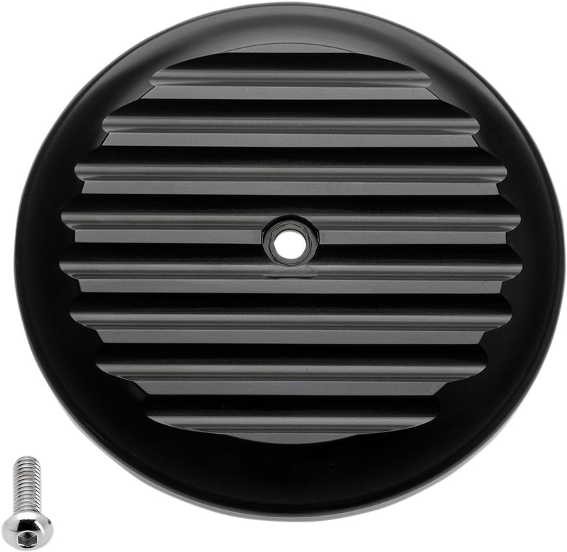 VT Air Cleaner Cover Finned Black