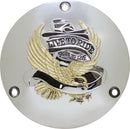 Live To Ride Derby Cover Gold / Silver