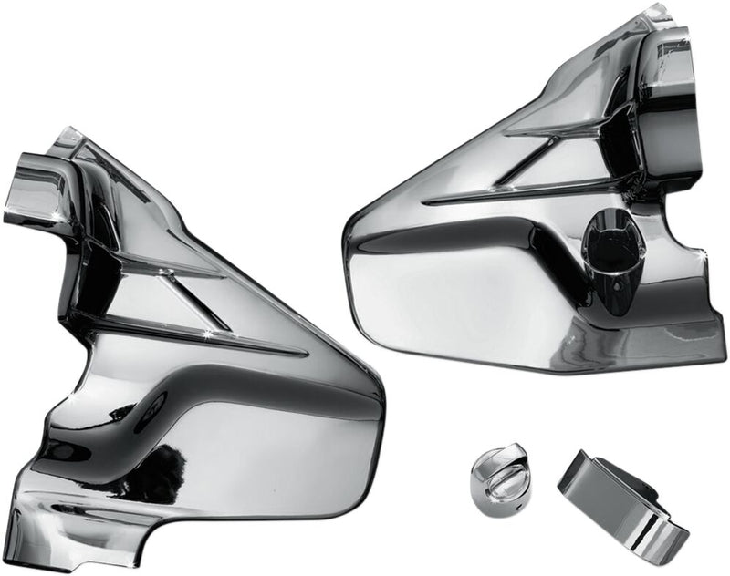 Louvered Transmission Cover Honda GL1800 Chrome