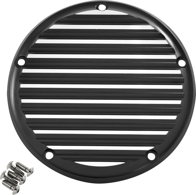 Transmission Cover Finned Black / Silver