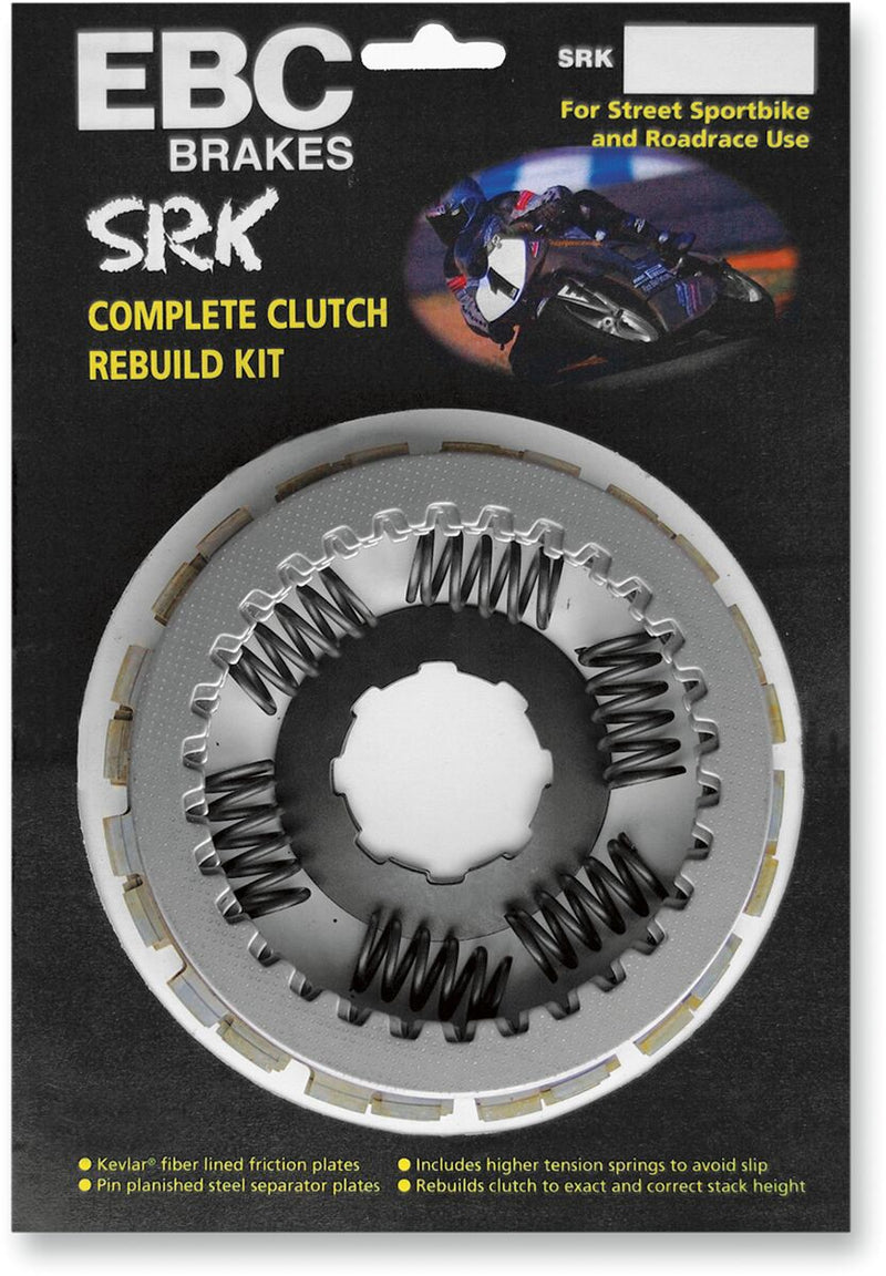 SRK Series Street Racer Aramid Fiber Complete Clutch Kit For Kawasaki EN 450 1986-1989