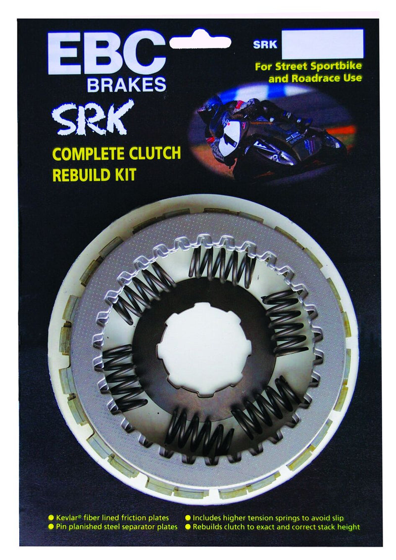 SRK Race / Sport Series Street Racer Aramid Fiber Complete Clutch Kit For Kawasaki EX 300 2013-2016