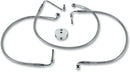 Stainless Steel Front Brake Line Kit Silver For Harley Davidson FXDS-CON 1340 1994-1998